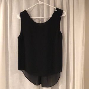 “Naked Zebra” blouse, black